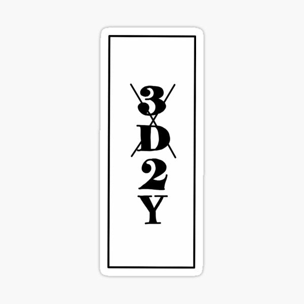 【 to-3d2y 】 3D2Y Sticker | One Piece Inspired Anime Sticker | NoriFox