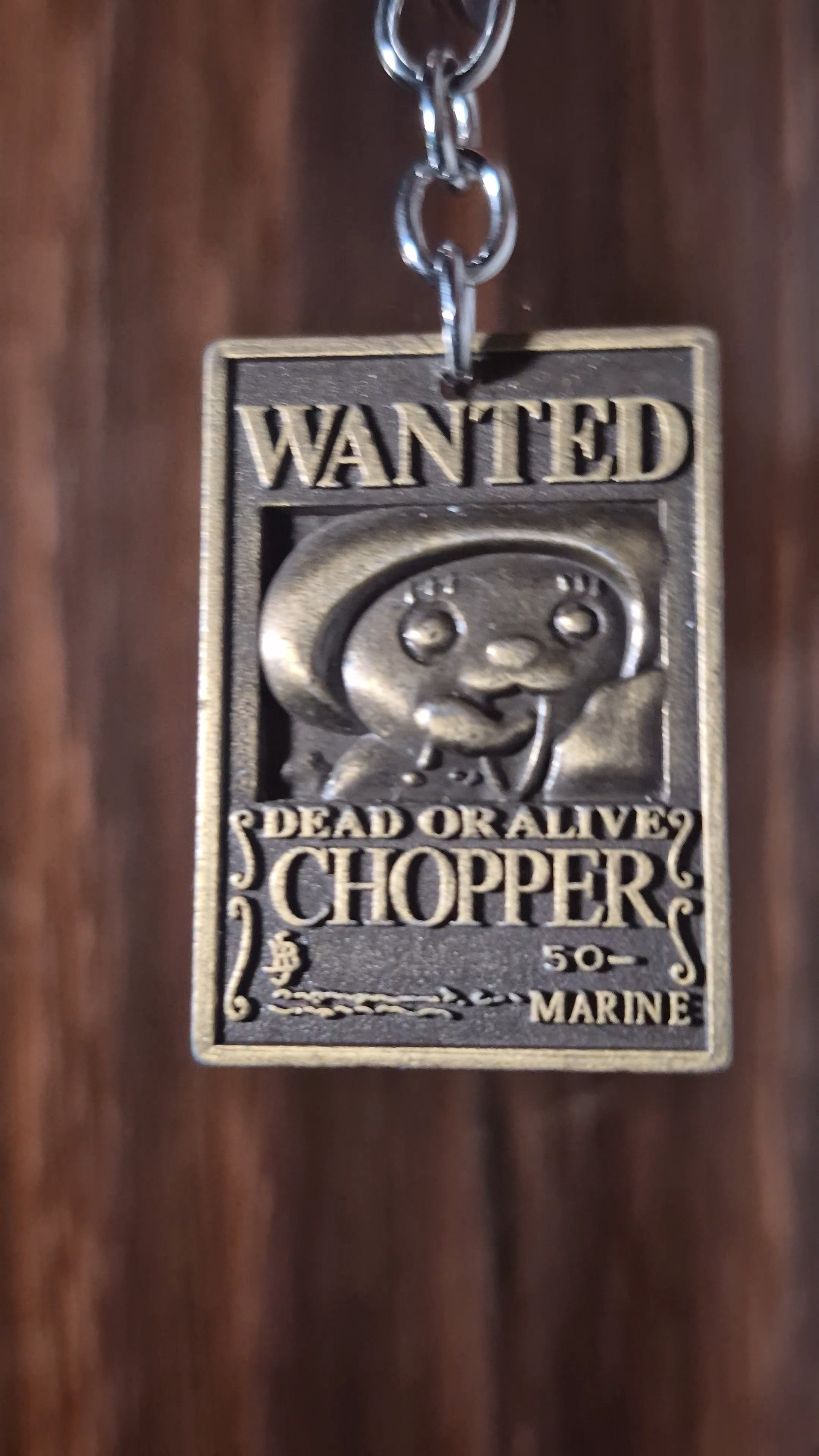 Chopper Wanted Keychain