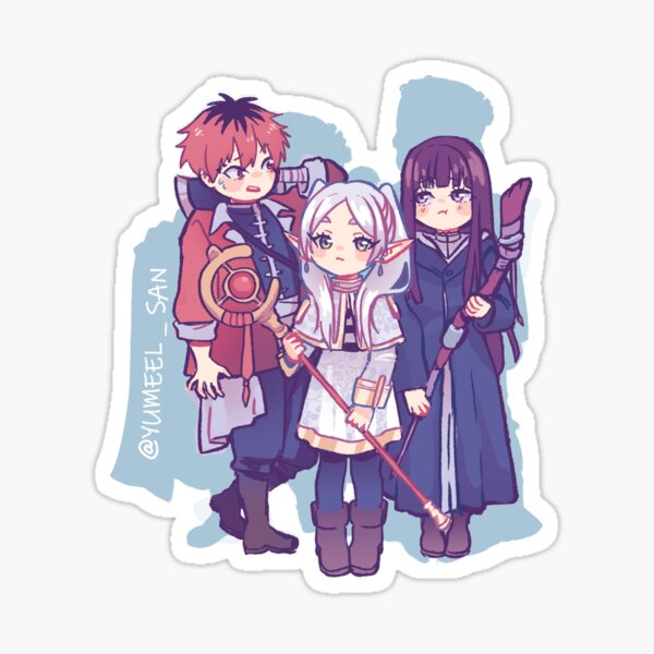 Frieren Group Sticker