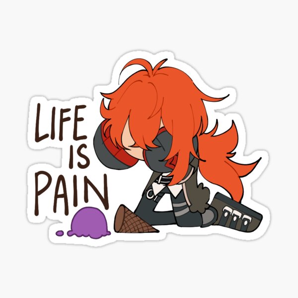 Life is Pain Sticker