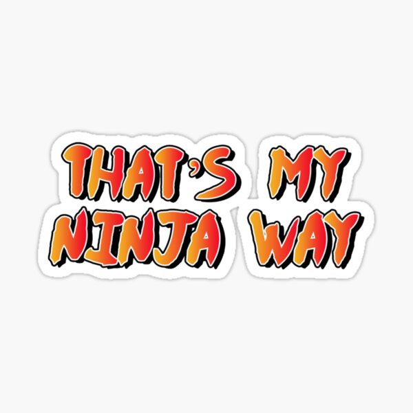 Ninja Way Sticker