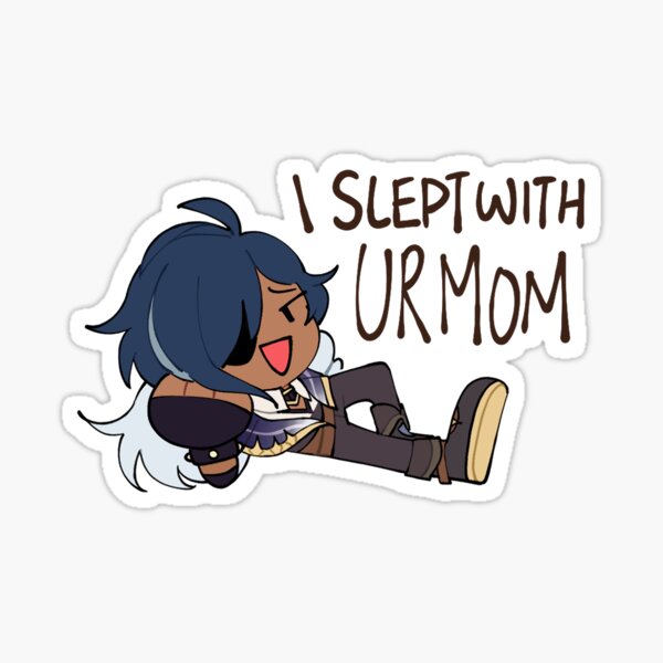 UR MOM Sticker