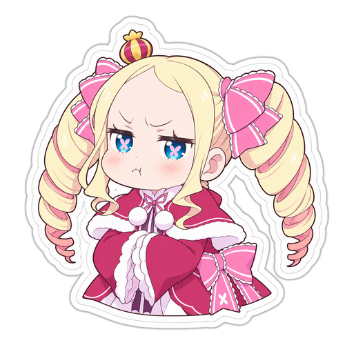 Beatrice Hmph Sticker