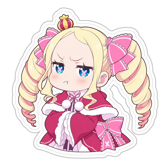Beatrice Hmph Sticker
