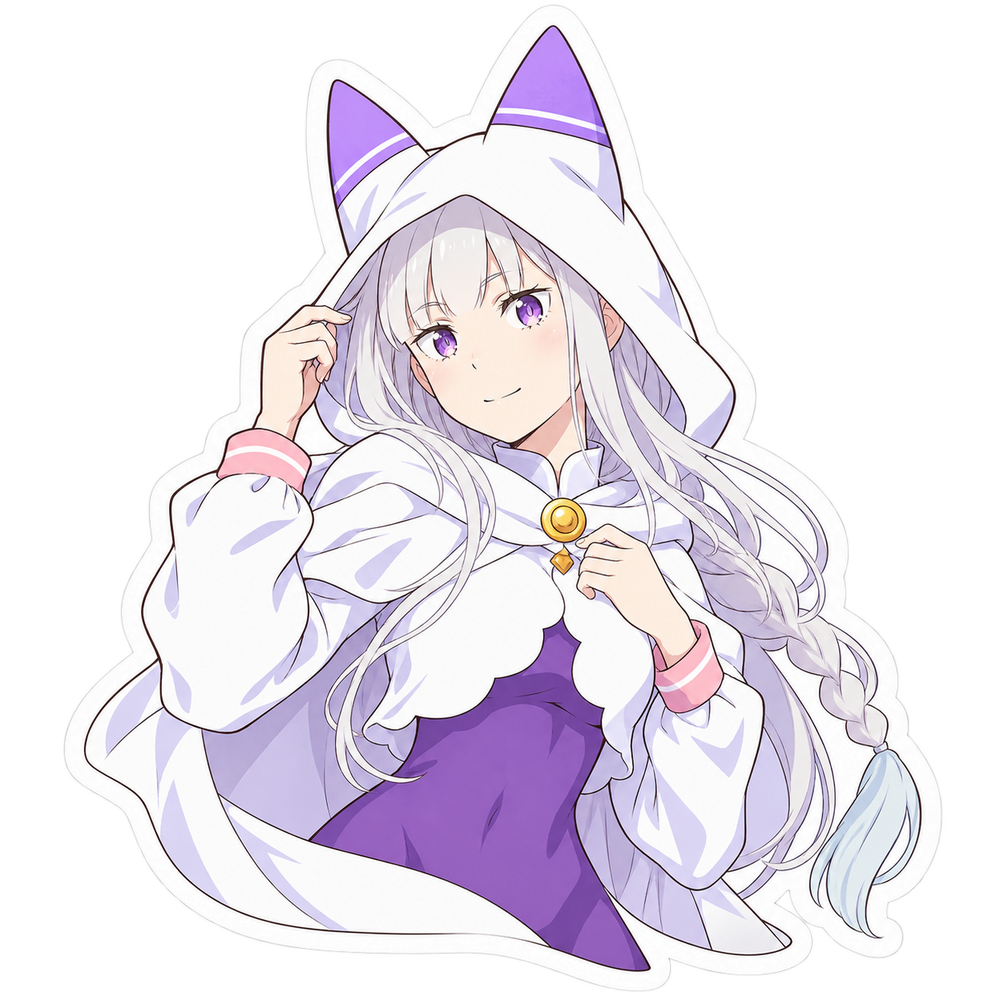 Emilia Neko Sticker – Norifox