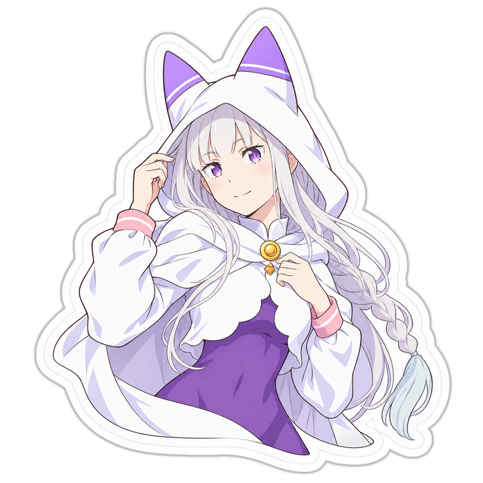 Emilia Neko Sticker