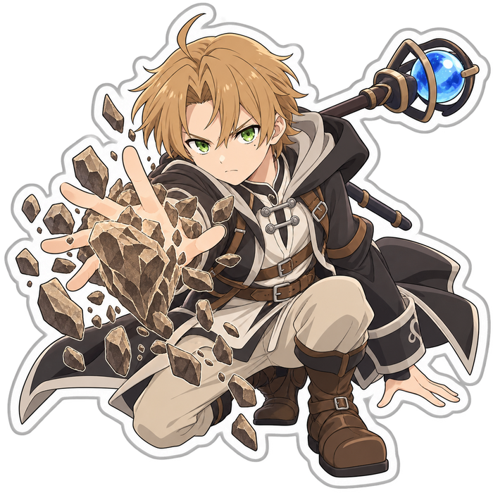 Rudeus Stone Sticker
