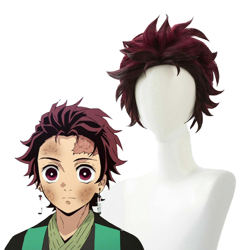 Tanjiro Wig anime cosplay wig