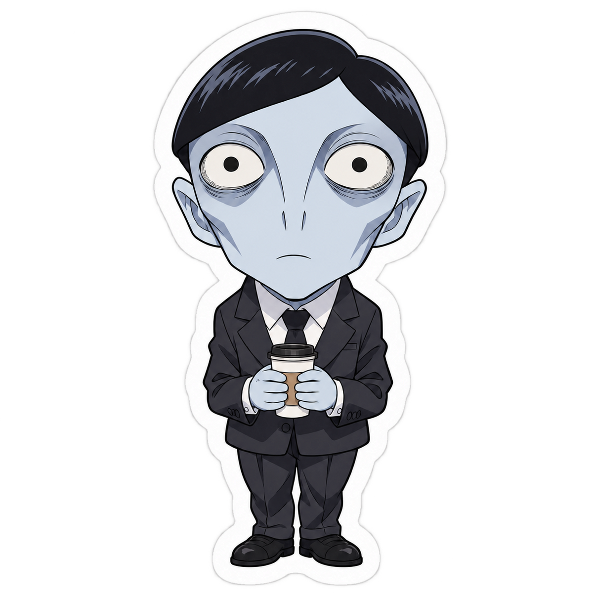 Serpo Office Sticker — Dandadan anime sticker
